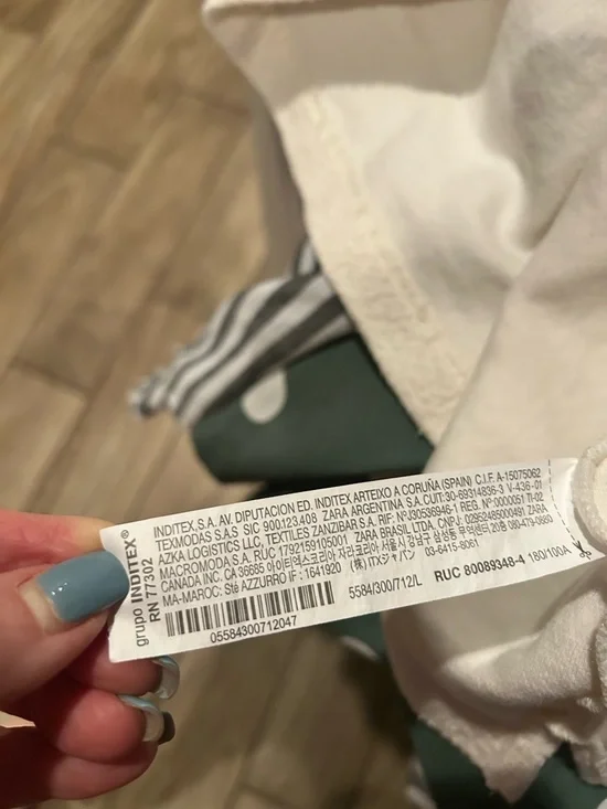 ZARA Cream Knit Polo Top - Picture 5 of 5